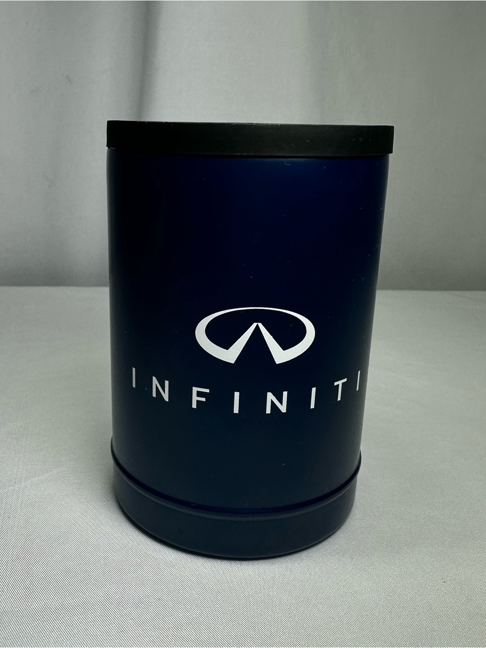 Infiniti Dark Blue Advertising Collectible Promotional Metal Koozie
SKU#1216
B7